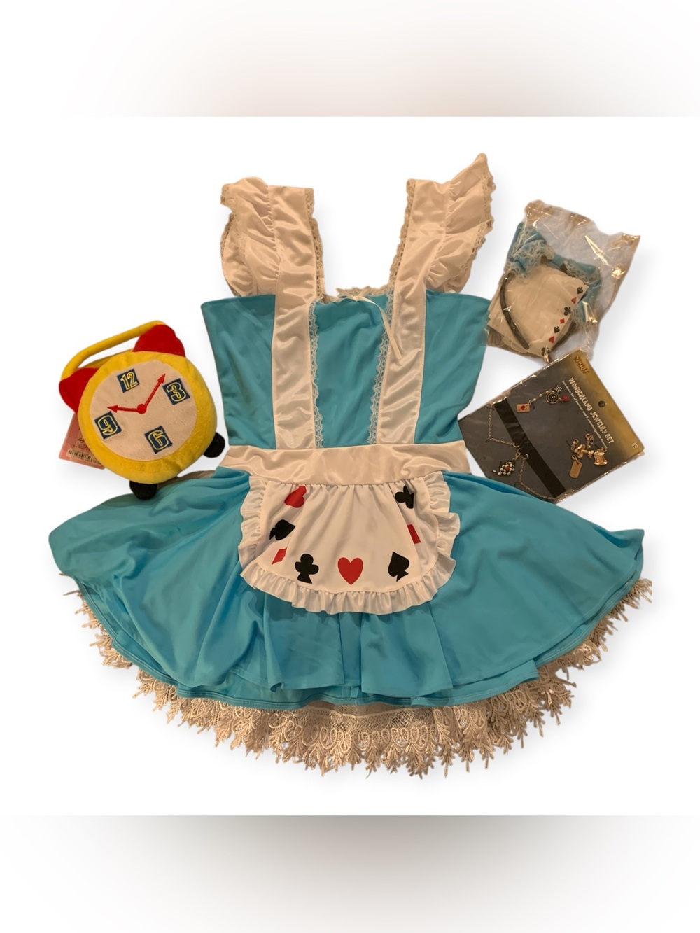 NWOT Leg Avenue Alice-Style Costume with Accessories - 6pcs